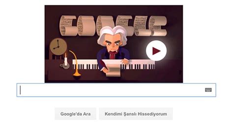 G­o­o­g­l­e­­d­a­n­ ­B­e­e­t­h­o­v­e­n­­a­ ­Ö­z­e­l­ ­M­ü­z­i­k­l­i­ ­v­e­ ­O­y­u­n­l­u­ ­D­o­o­d­l­e­